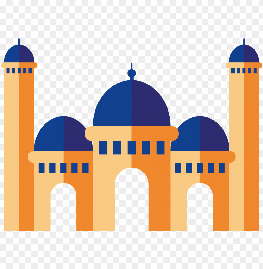 Detail Mosque Vector Free Download Nomer 36
