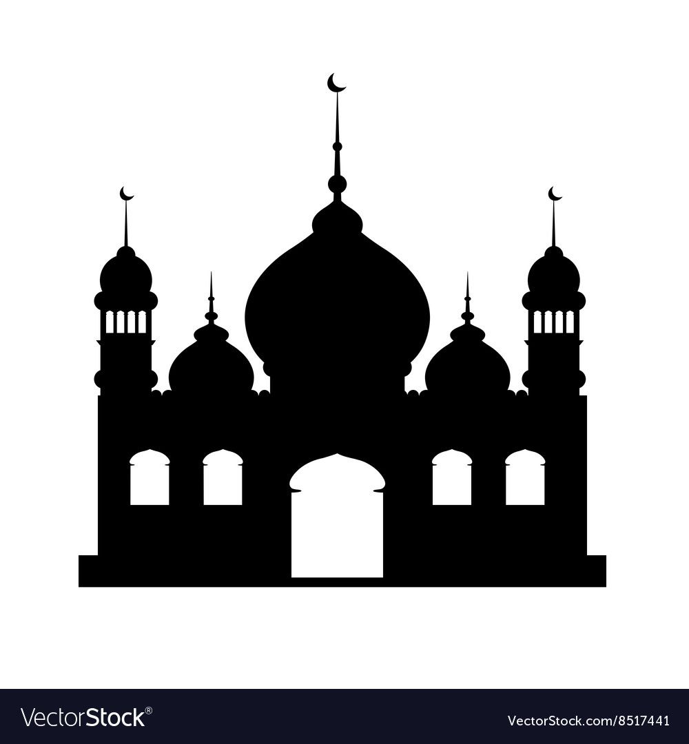 Detail Mosque Vector Free Download Nomer 38