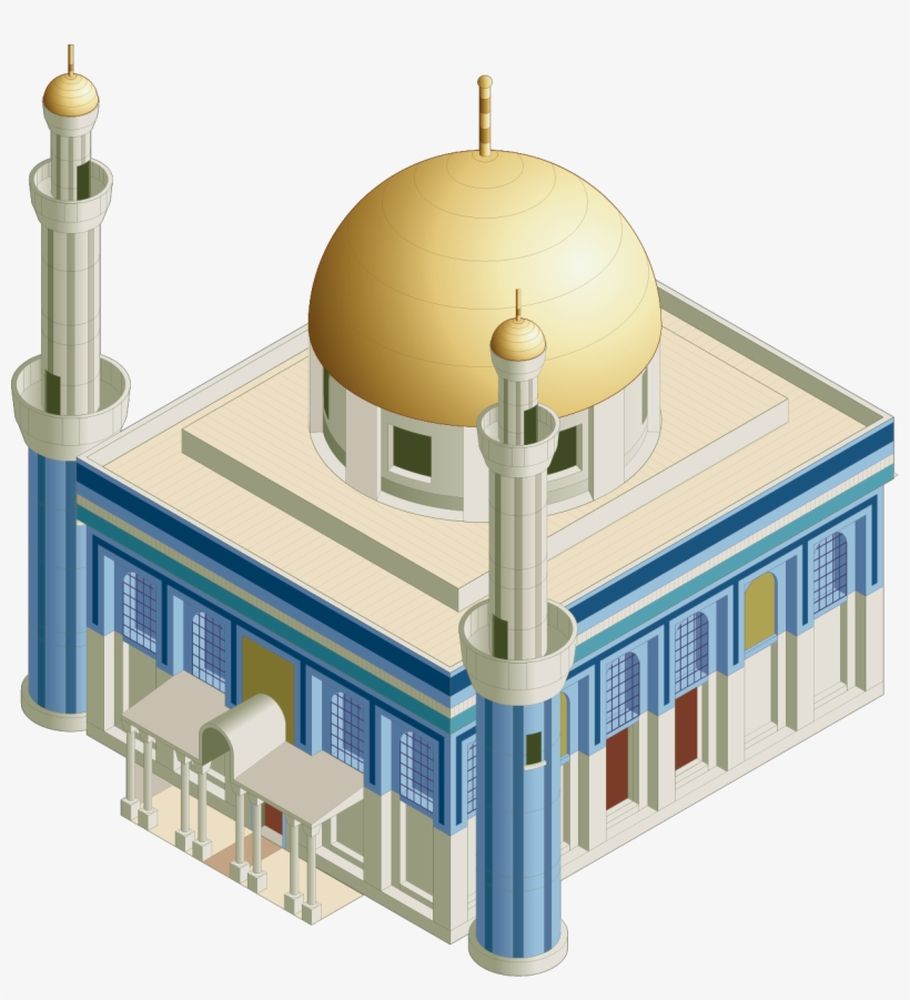 Detail Mosque Vector Free Download Nomer 40