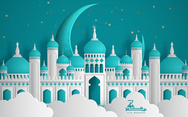 Detail Mosque Vector Wallpaper Nomer 32