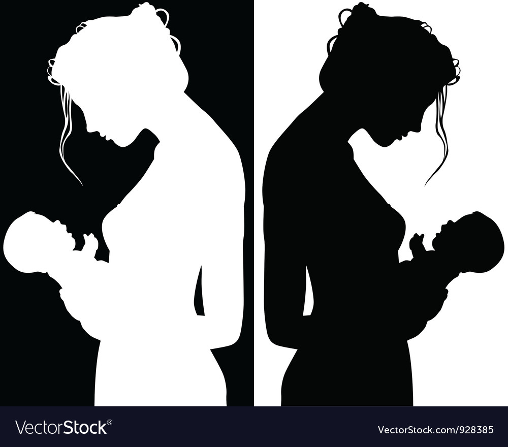 Detail Mother And Child Silhouette Nomer 13