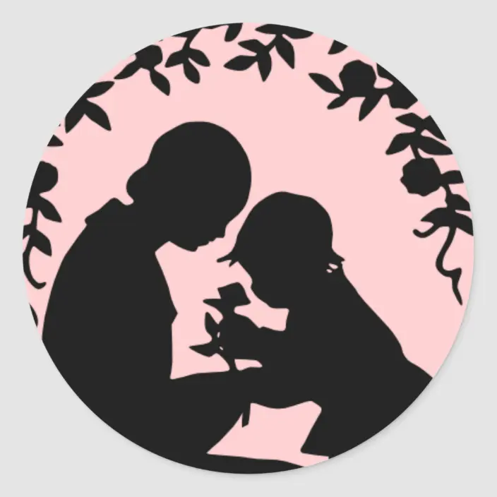 Detail Mother And Child Silhouette Nomer 45