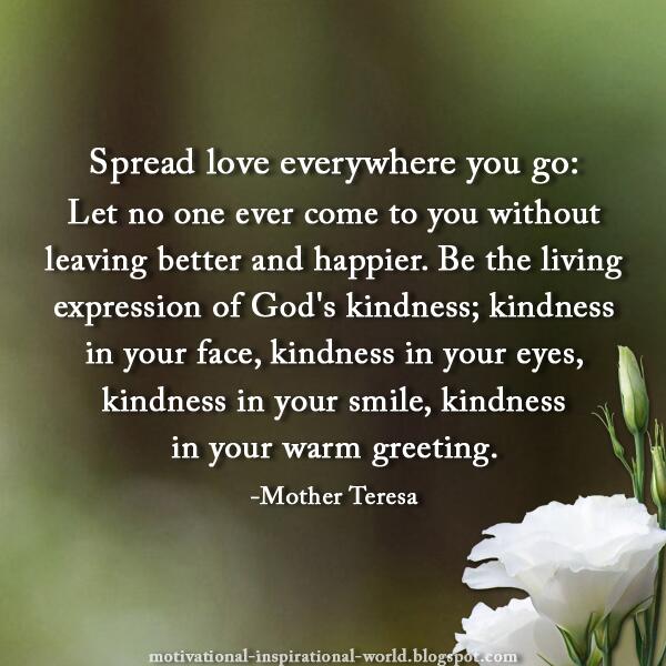 Detail Mother Teresa Quotes Spread Love Everywhere You Go Nomer 17