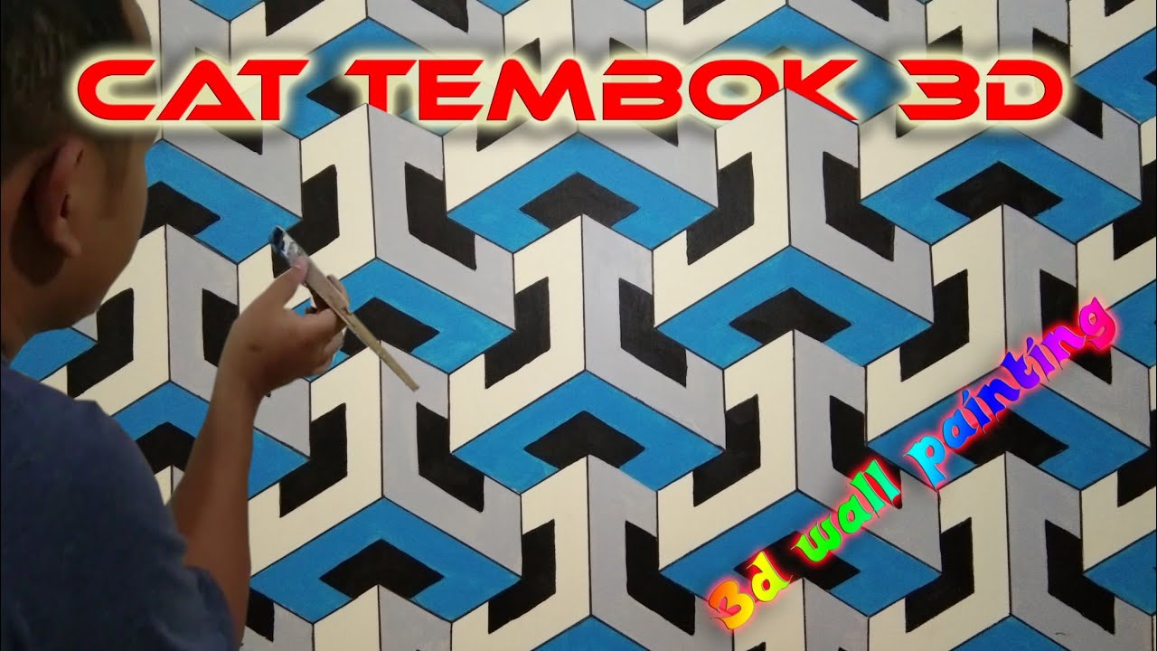 Detail Motif 3d Cat Tembok Nomer 2