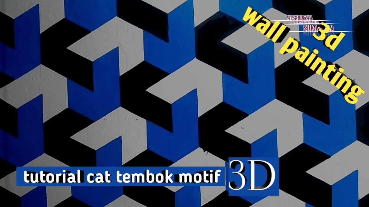 Detail Motif 3d Cat Tembok Nomer 47