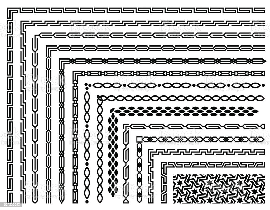 Detail Motif Abstrak Geometris Nomer 23