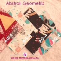 Detail Motif Abstrak Geometris Nomer 6