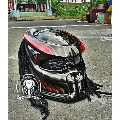 Detail Motif Airbrush Helm Nomer 18