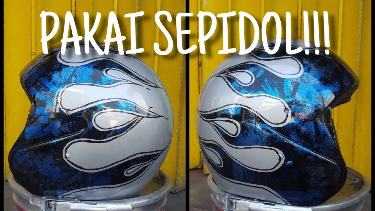 Detail Motif Airbrush Helm Simple Nomer 38