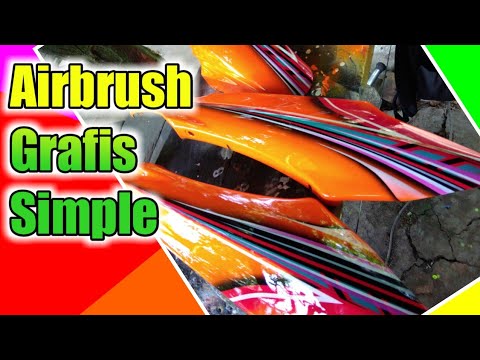 Download Motif Airbrush Motor Simple Nomer 15