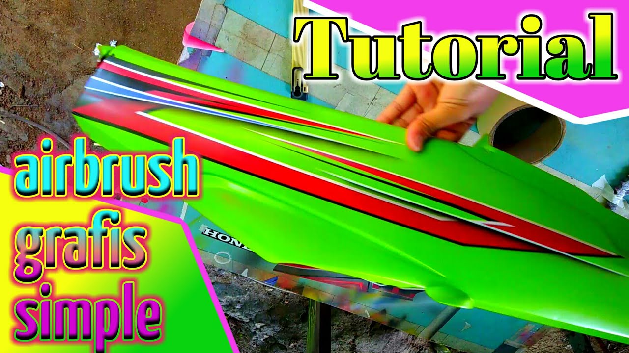 Detail Motif Airbrush Motor Simple Nomer 3