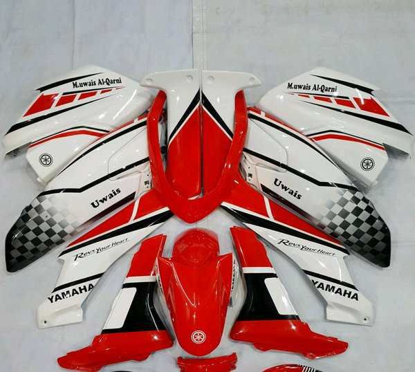 Detail Motif Airbrush Motor Simple Nomer 10