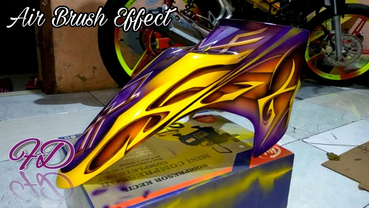 Detail Motif Airbrush Simple Tapi Keren Nomer 2