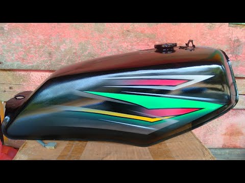 Detail Motif Airbrush Simple Tapi Keren Nomer 12