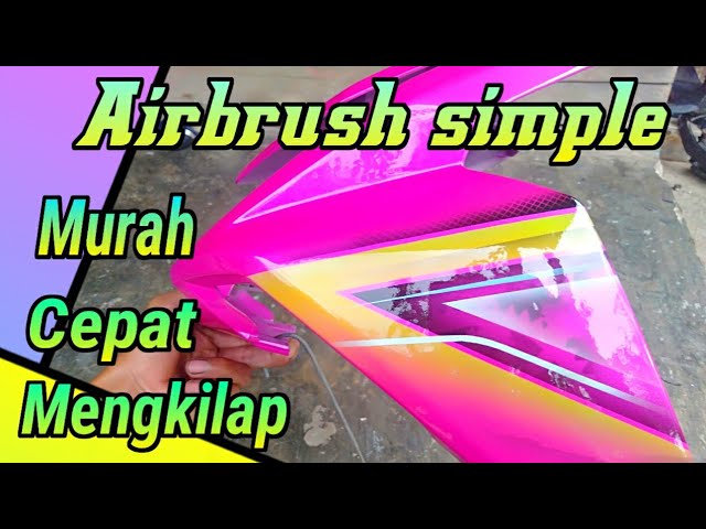 Detail Motif Airbrush Simple Tapi Keren Nomer 6