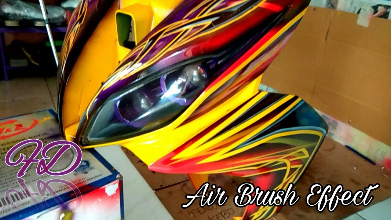 Detail Motif Airbrush Simple Tapi Keren Nomer 7