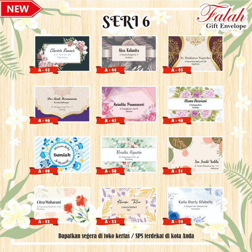 Detail Motif Amplop Nomer 31