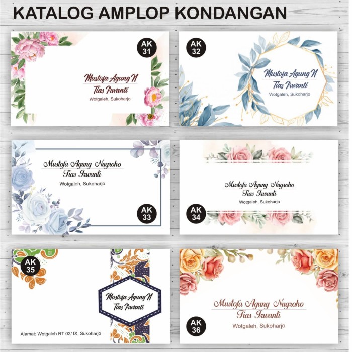 Detail Motif Amplop Nomer 52