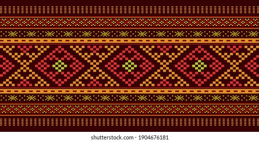 Detail Motif Batak Vector Nomer 12