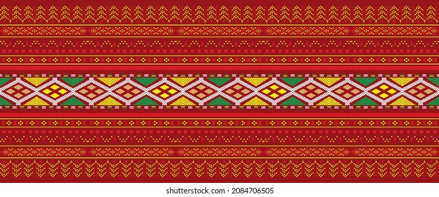 Detail Motif Batak Vector Nomer 26