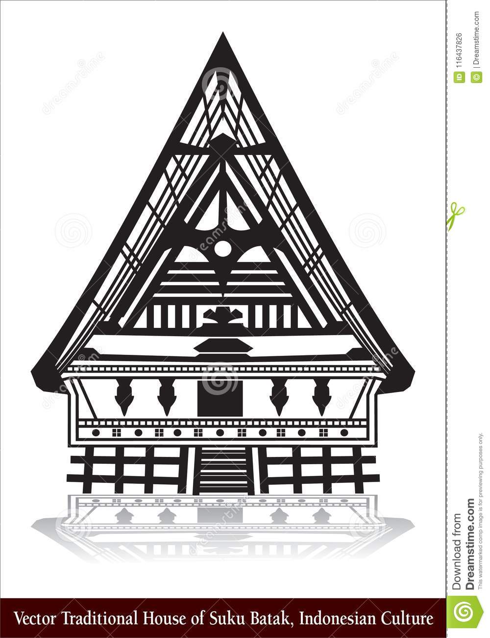 Detail Motif Batak Vector Nomer 28