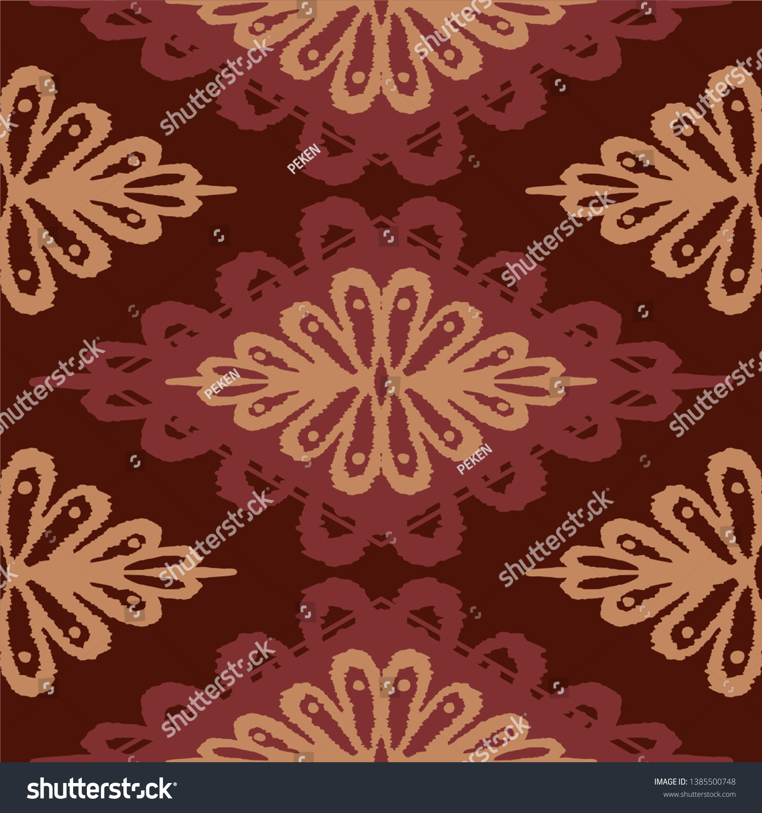 Detail Motif Batik Bali Vector Nomer 48