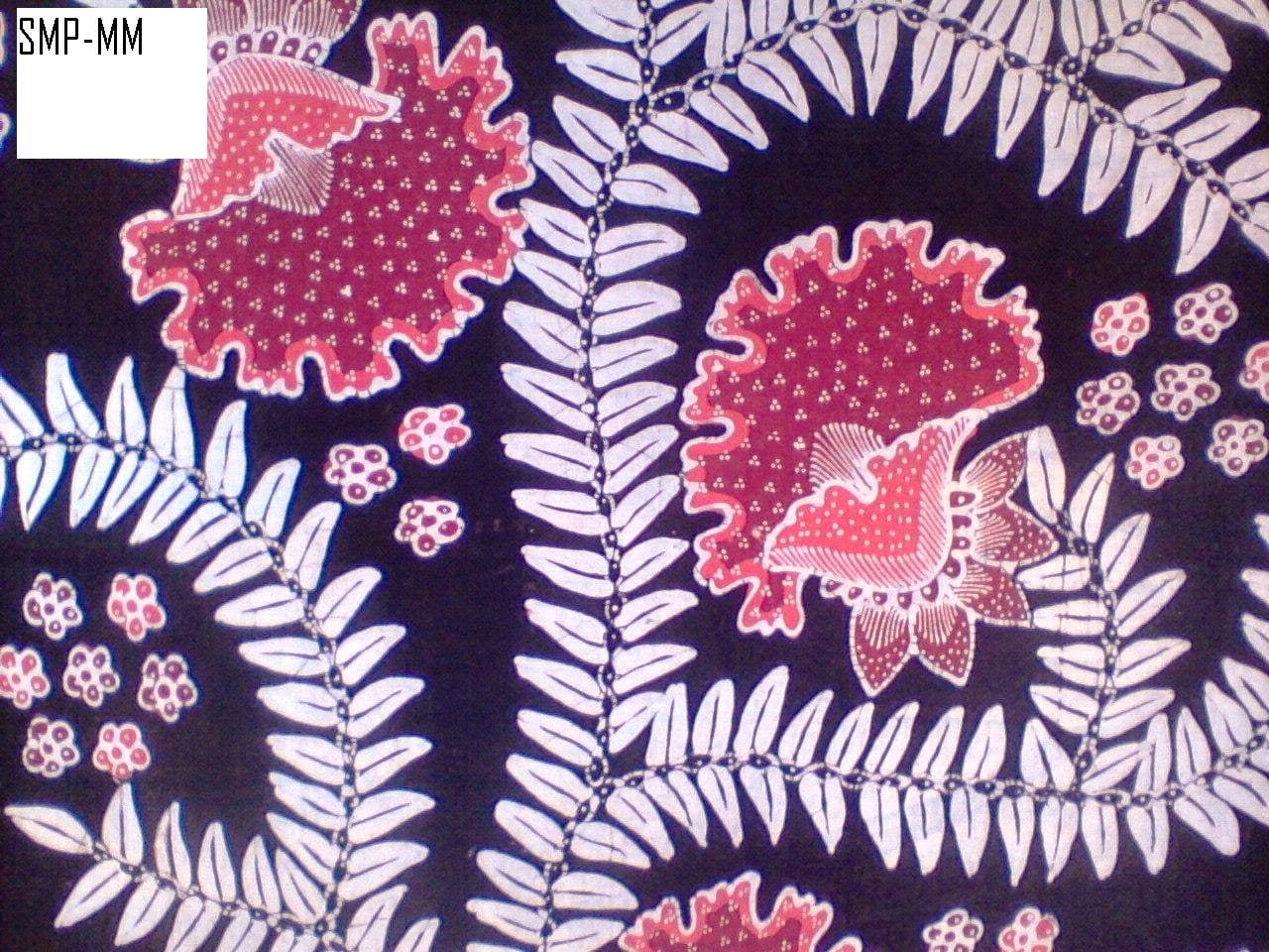 Detail Motif Batik Bertema Bunga Nomer 13