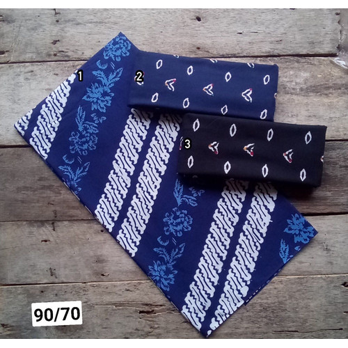 Detail Motif Batik Biru Dongker Nomer 19