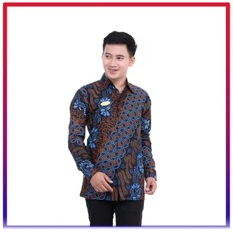 Detail Motif Batik Biru Dongker Nomer 53