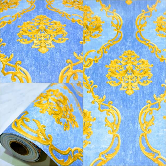 Detail Motif Batik Biru Muda Nomer 26