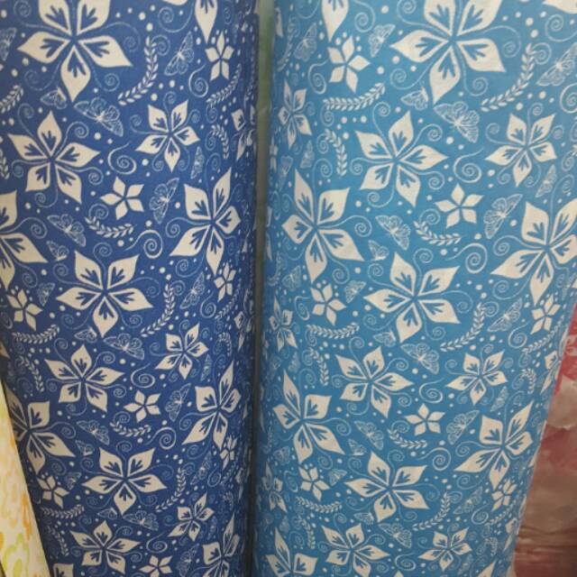 Detail Motif Batik Biru Muda Nomer 36