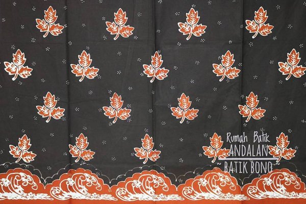 Motif Batik Bunga Dan Daun