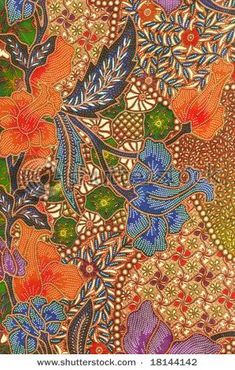 Detail Motif Batik Bunga Kamboja Nomer 29