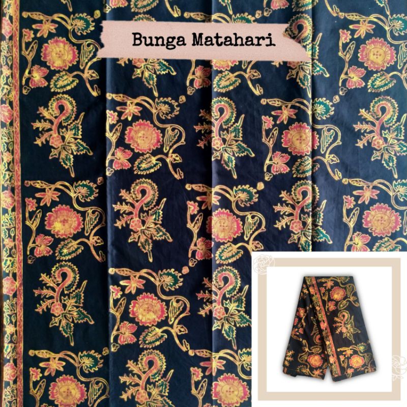 Detail Motif Batik Bunga Matahari Nomer 21