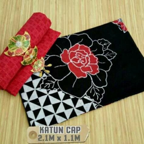 Detail Motif Batik Bunga Mawar Nomer 24