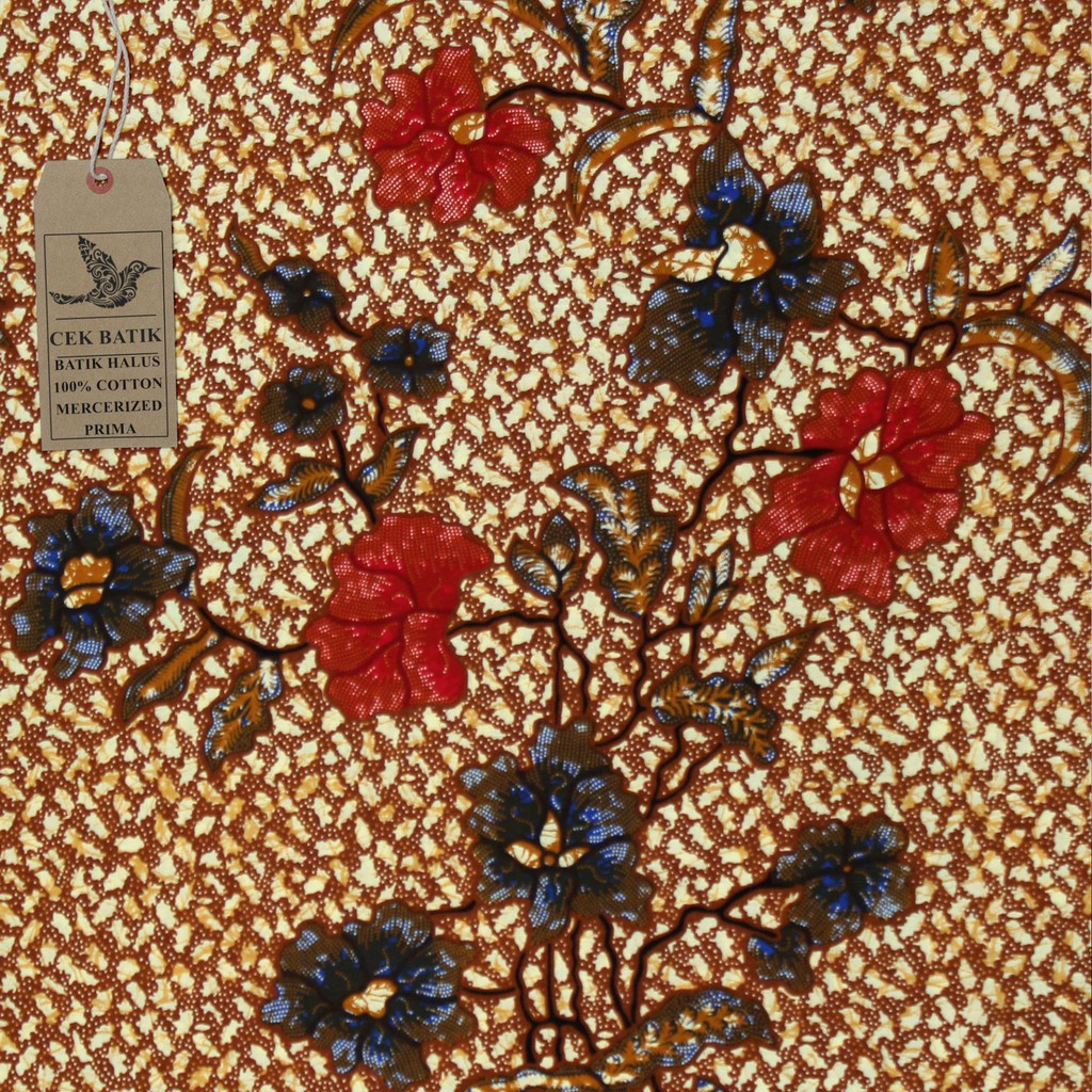 Detail Motif Batik Bunga Mawar Nomer 6
