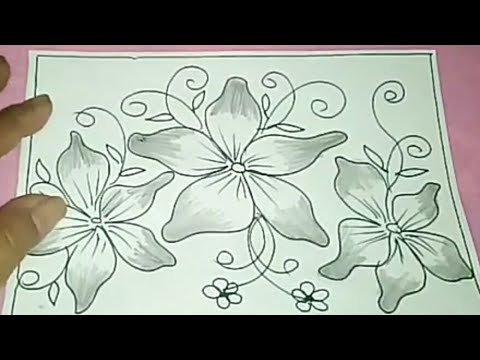 Detail Motif Batik Bunga Simple Nomer 12
