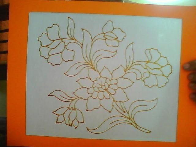 Detail Motif Batik Bunga Simple Nomer 40