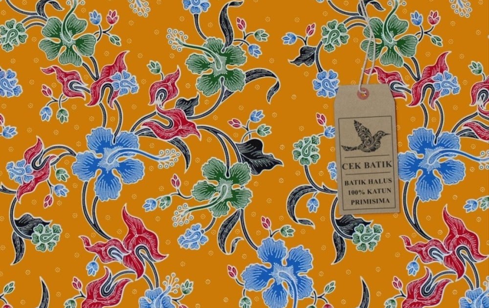 Detail Motif Batik Bunga Simple Nomer 49