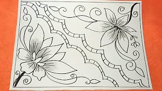 Detail Motif Batik Bunga Simple Nomer 9