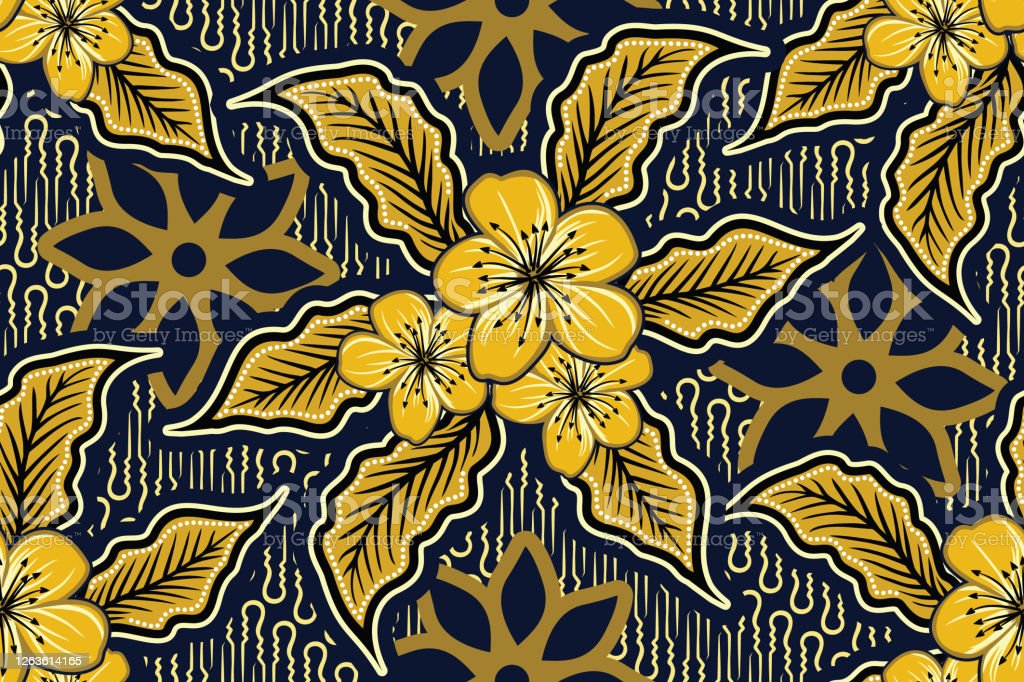 Detail Motif Batik Bunga Tulip Nomer 40