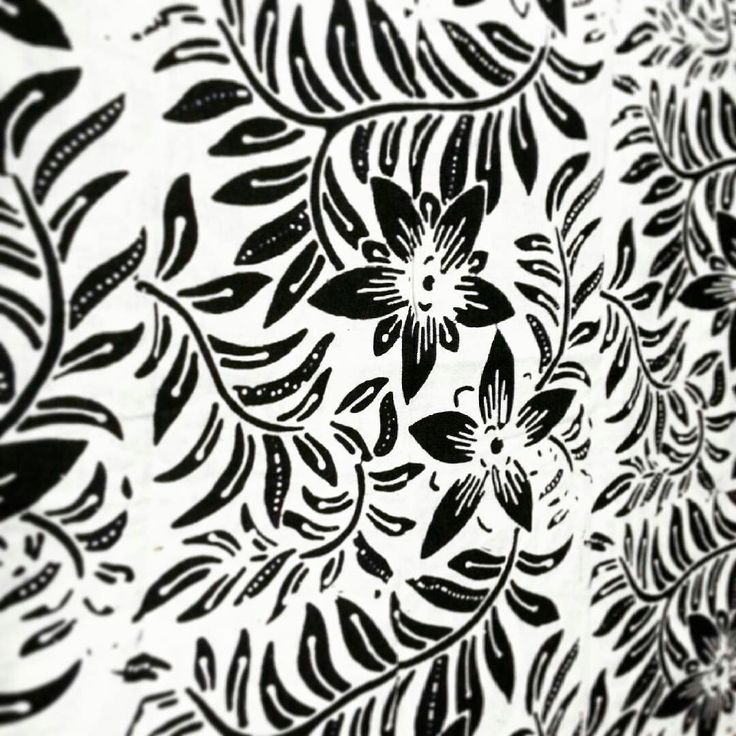 Detail Motif Batik Daun Dan Bunga Nomer 12