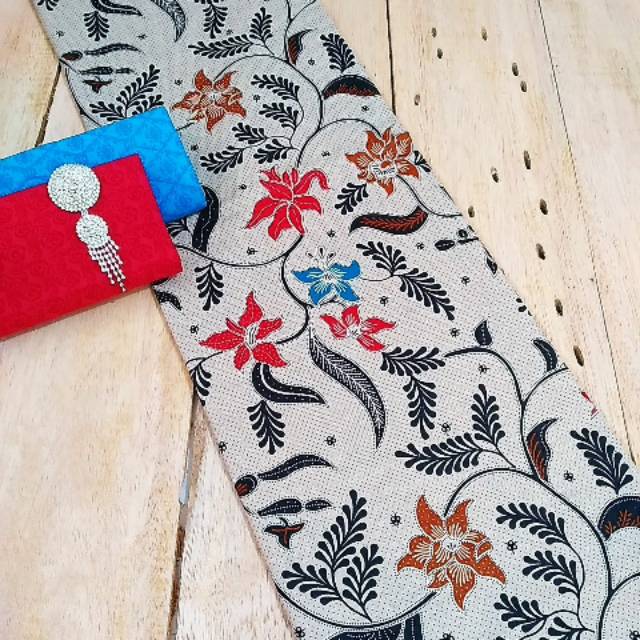 Detail Motif Batik Daun Dan Bunga Nomer 3