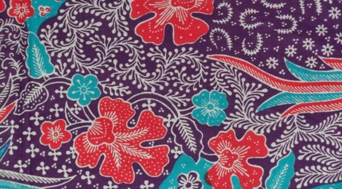 Detail Motif Batik Daun Dan Bunga Nomer 45