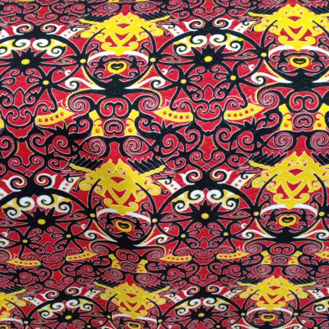 Detail Motif Batik Dayak Kalbar Nomer 22