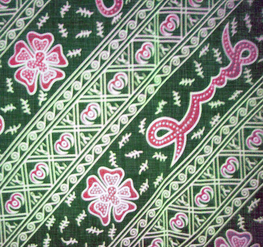 Detail Motif Batik Kaligrafi Nomer 23