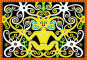 Detail Motif Batik Kalimantan Vector Nomer 26