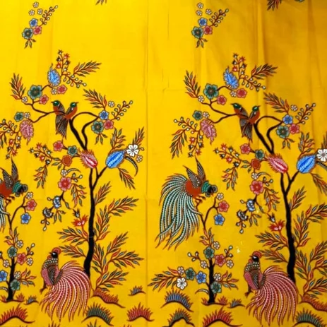 Detail Motif Batik Kuning Nomer 13