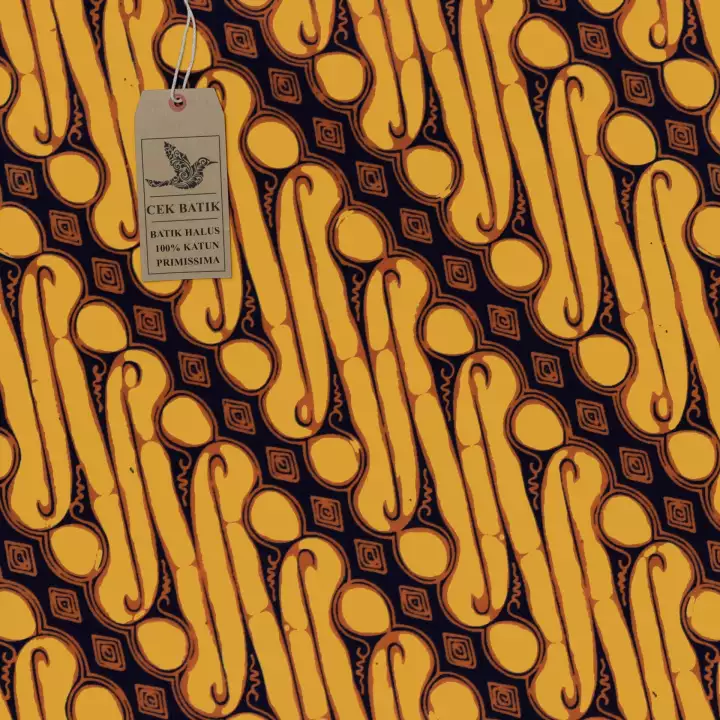 Detail Motif Batik Kuning Nomer 7