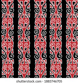 Detail Motif Batik Papua Vector Nomer 6